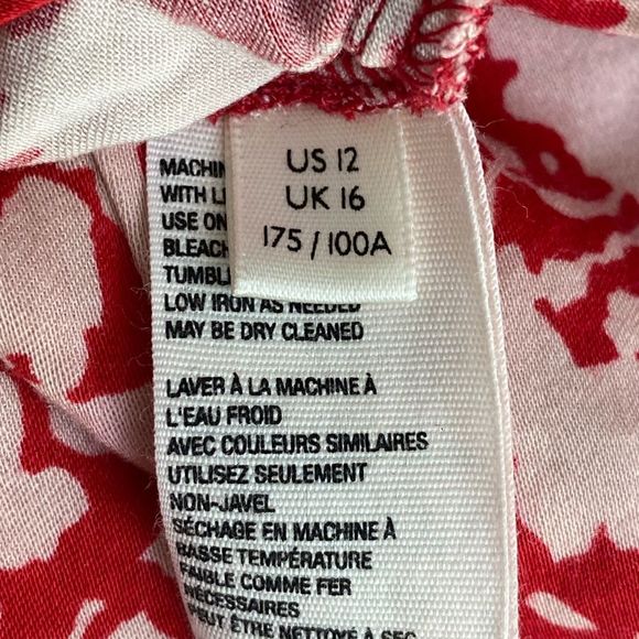 Free People Red and White Floral Midi Dress - Picture 6 of 16